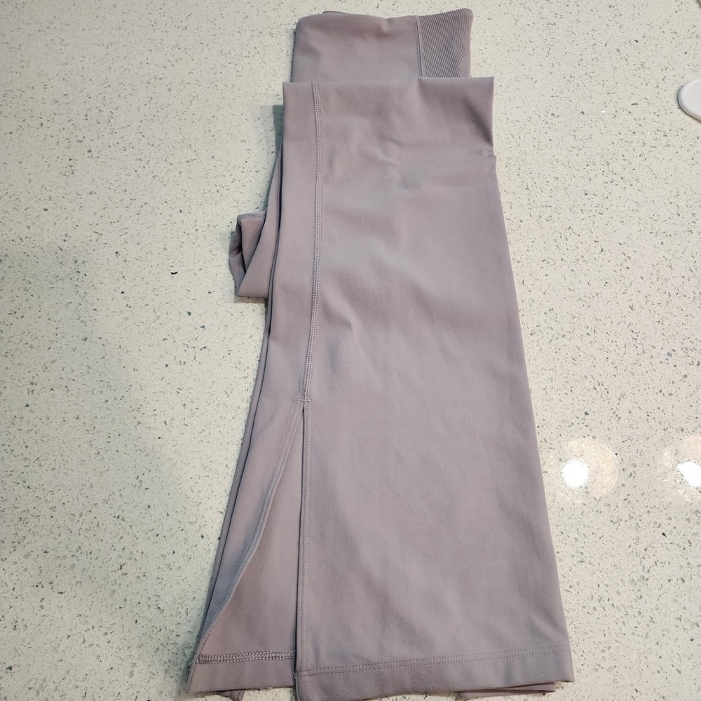 Athleta flare leg slit leggings